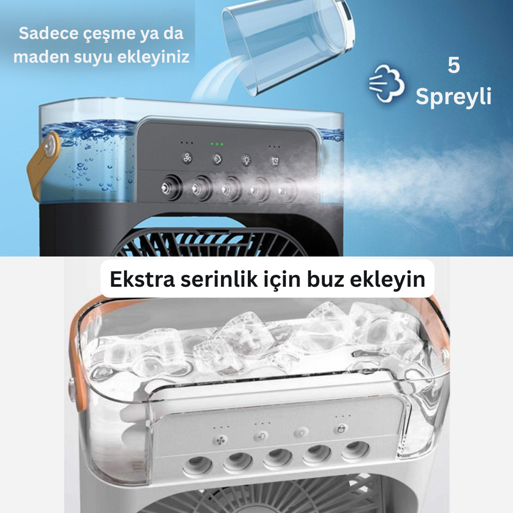 Froziva™ IceBreeze Masaüstü Buzlu Fan